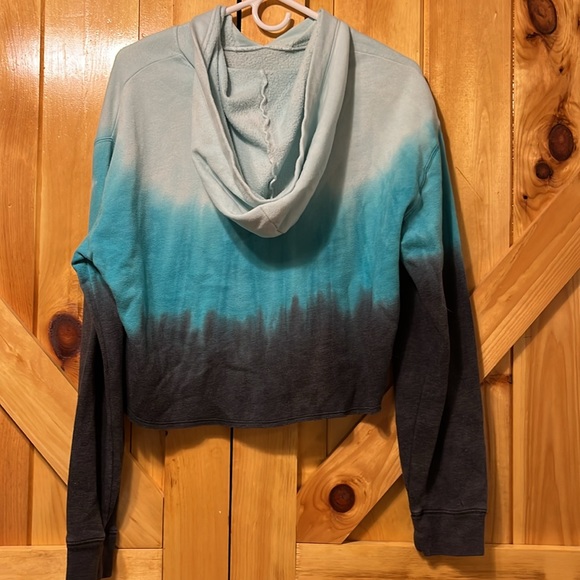 PINK cropped sweatshirt, size XS - Picture 2 of 3